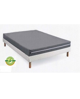 Matelas Non Feu Déhoussable HR35 kg/m3 Housse Anti-Punaise de lit non étanche Bali