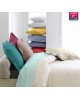 Linge de lit Percale 80 fils Uni blanc ou Couleur