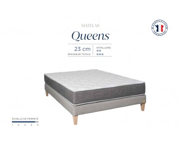 Matelas à ressorts ensachés réf Queens