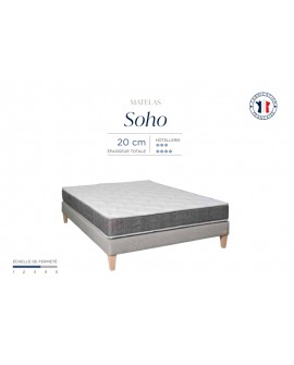 Matelas Mousse Polyuréthane HR40 Soho ép 20 cm