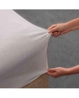 Drap Housse Versality Blanc - SANS REPASSAGE 160x200cm