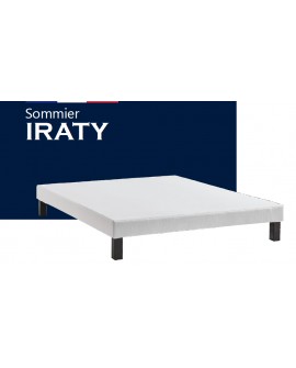 Sommier Tapissier blanc Iraty - 90x190 cm, 90x200 cm, 140x200 cm, 160x200 cm