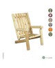 Fauteuil dossier Haut Gamme Rondins