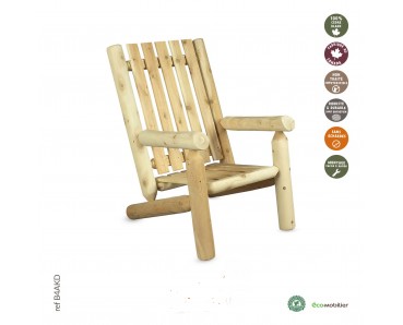 Fauteuil dossier Haut Gamme Rondins