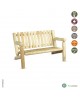 BANC DE JARDIN CEDRE BLANC