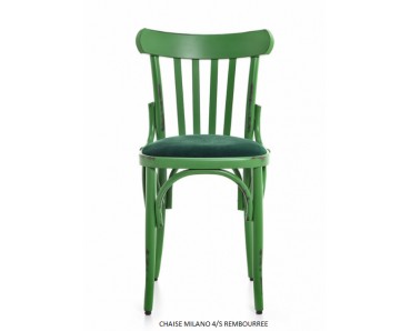 Chaise Bistrot MILANO 4/S Rembourrée