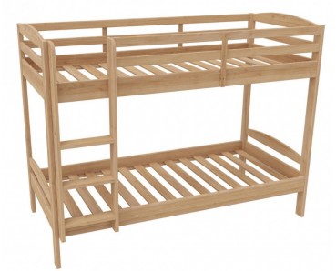 Lit superposés avec sommiers à lattes rigides