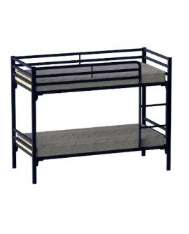 Lit superposé métal tube carré