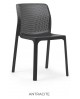 Chaise BIT coloris anthracite