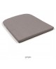 Coussin d'assise gris