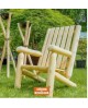 Fauteuil dossier Haut Gamme Rondins