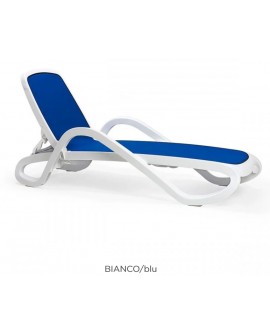 Structure Blanche et Toile Bleue