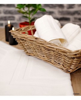 Tapis de bain blanc Haïti 650 gr