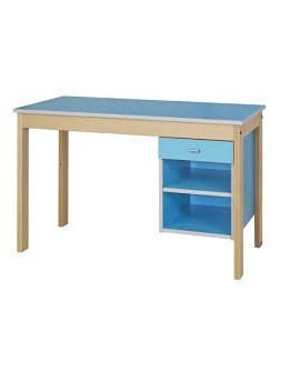 Table bureau 1 niche 1 tiroir