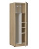 Armoire 1 porte 1/2 lingère 1/2 penderie