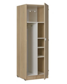 Armoire 1 porte 1/2 lingère 1/2 penderie