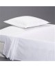 drap plat polycoton blanc