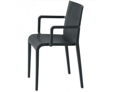 Fauteuil Nassau 534 avec accoudoirs coloris Noir