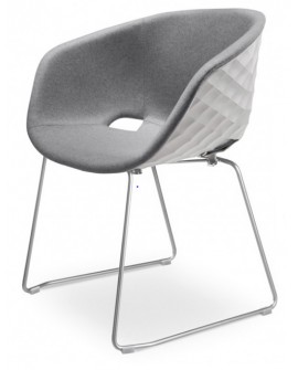 Fauteuil UNI-KA 595M Tissu Medley Gris 60003